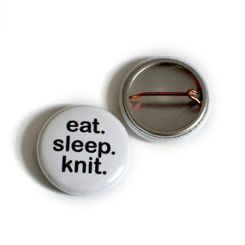Funny Knitting Buttons or Knitting Clever Knitting Etsy