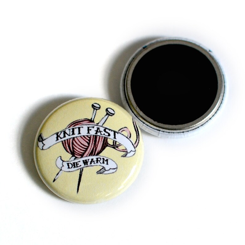 Funny Knitting Buttons or Knitting Clever Knitting Etsy