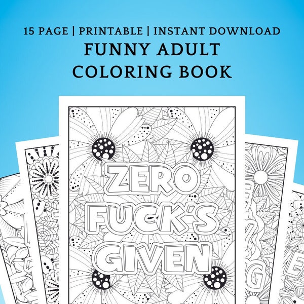 Adult Coloring Books - Etsy