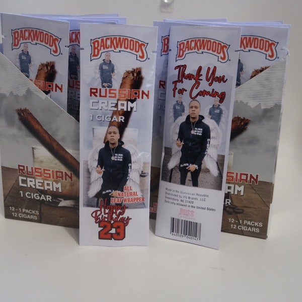 Custom Backwoods, custom cigarillo, swisher sweet WRAPPER (PRINTS)