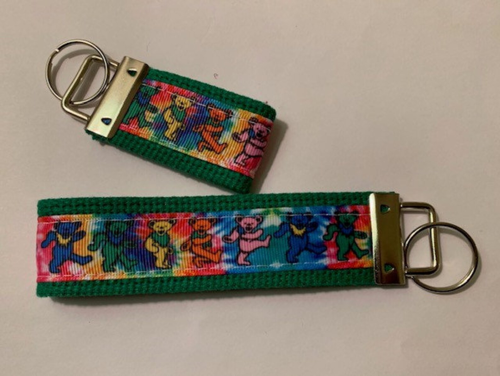 Preppy Fun Keychains Wristlet Key Fobs Hippie Hippy Grateful - Etsy UK
