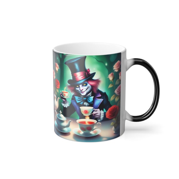 Mad Hatter Color Morphing Mug, 11oz