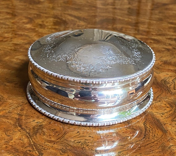 Lovely Antique Birks Sterling Silver Ring Jewel B… - image 2