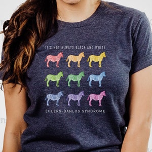 Ehlers-Danlos Awareness shirt, EDS Zebra shirt, EDS Awareness gift, Ehlers Danlos, Chronic Illness Family Support Tee, Rare Disease T-Shirt