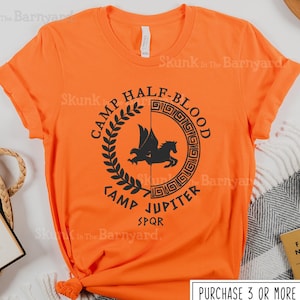 Camp Halfblood AND Camp Jupiter Shirt, Percy Jackson Merch, Camp Half Blood tshirt, gift for Percy Jackson fan, pjo Shirt, pjo merch