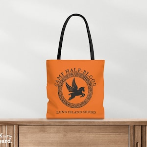 Camp Halfblood Tote Bag, Percy Jackson Merch, Camp Half Blood gift, Percy Jackson gift, Heroes of Olympus Tote, Book Nerd Tote Bag