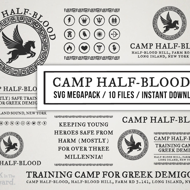 Camp Half Blood Svg - Etsy Australia
