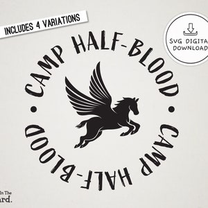 logotipo del campamento mestizo de hierro en