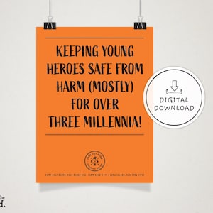 Camp Halfblood digital wall art, Percy Jackson downloadable prints, Camp Half Blood printable poster, book nerd wall art prints