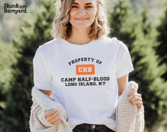  Today Sale Camp Half Blood Halloween T Shirt Movie Percy  Jackson for Him or Her Fans Orange : Clothing, Shoes & Jewelry