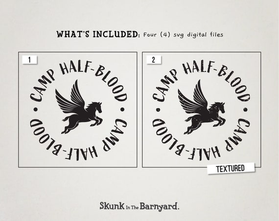 Camp Halfblood Svg Files Camp Half Blood Digital (Download Now) 