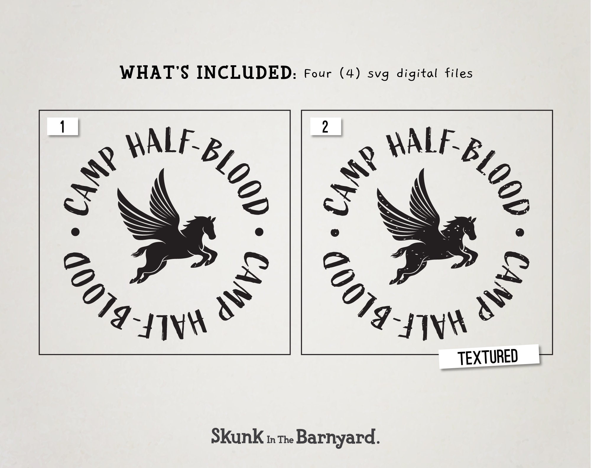 Camp halfblood Svg Included Pegasus And Long Island Sound