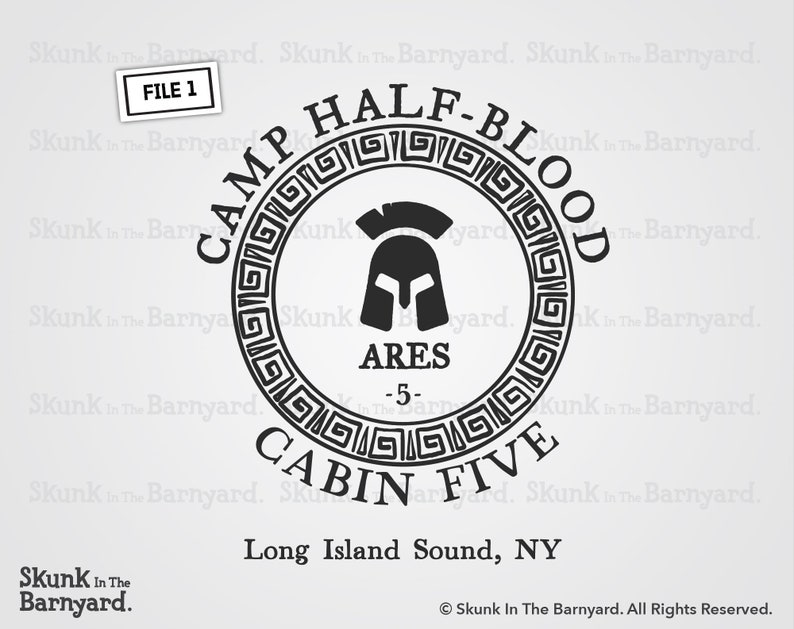 Camp Halfblood Ares Cabin Svg File Camp Half Blood Digital - Etsy