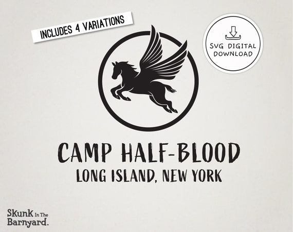 Camp Halfblood Svg Files Camp Half Blood Digital (Download Now) 