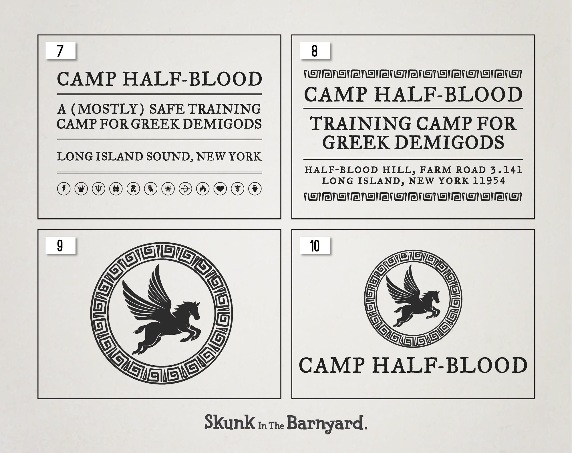 Camp Halfblood Svg Files Camp Half Blood Digital Download Percy