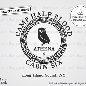 Cabin Six - Athena - Percy Jackson - Camp Half-Blood -  Art Board Print  for Sale by gingerbun