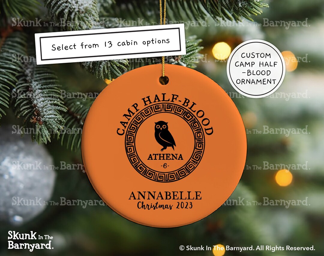 Percy Jackson Christmas Ornament 