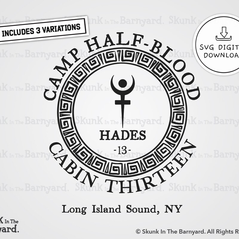 Percy Jackson Hades Cabin13 - Etsy