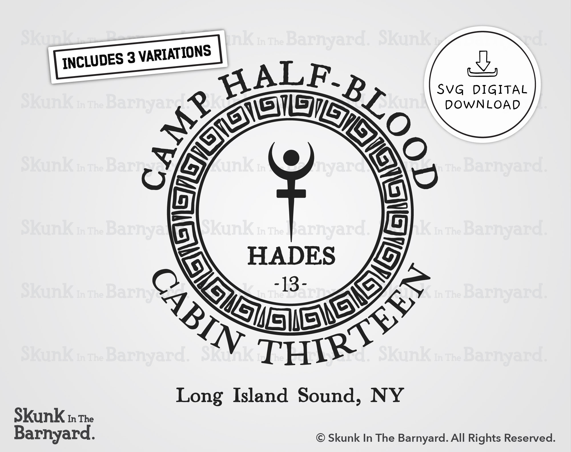 Camp Halfblood Svg Files Camp Half Blood Digital Download Percy