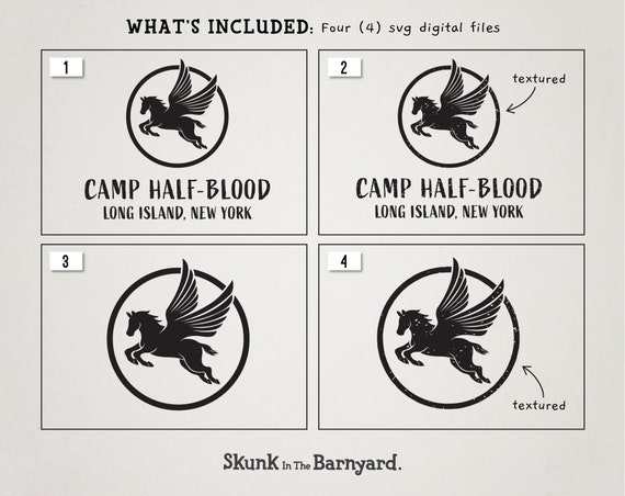 Camp Halfblood Svg Files Camp Half Blood Digital Download Percy