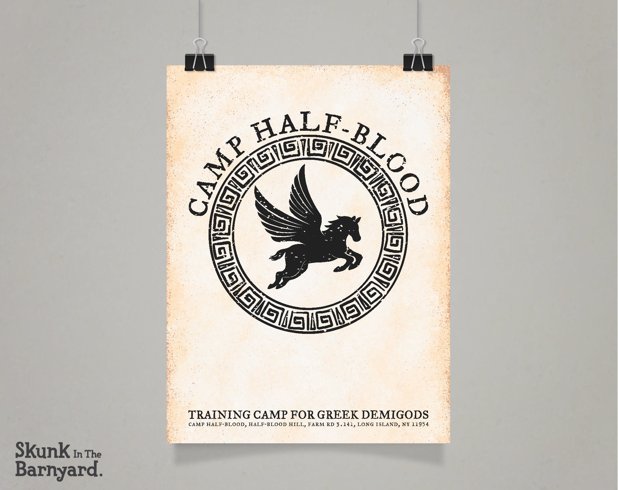 CAMP HALF-BLOOD Pin Banner – The Colorful Geek