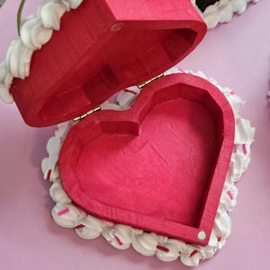 Cherry Red Faux Cake Box - Etsy
