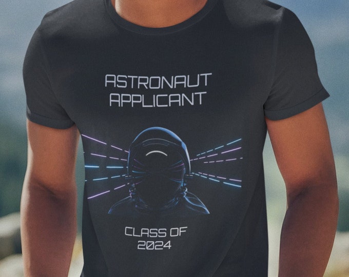 Astronaut Applicants Unisex Eco Shirt, Strobe Light - NASA Selection