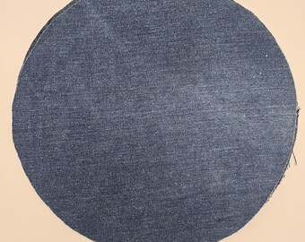 12"Recycled Denim Blue Jean Kreisrunden | Bastelstoff, Party Dekor