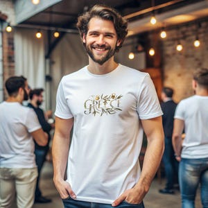 Greece Typography Tee - Travel Souvenir