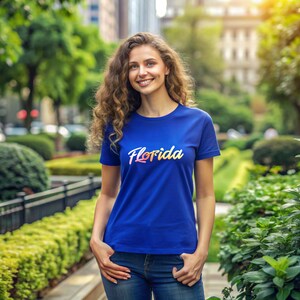 Florida Tee, Sunshine State Tee, Florida Vibes, Beach Vacation