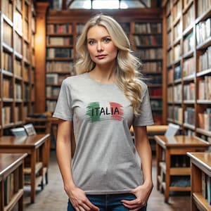 Camiseta con la bandera de Italia