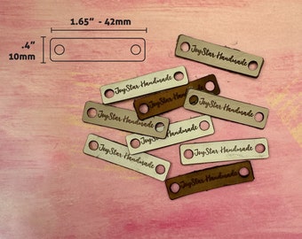 Knitting Tags - Small Bars with Large Holes