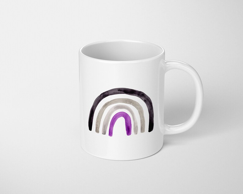 Asexual Pride Coffee Mug image 1