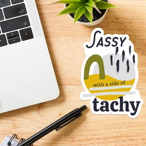 Brutaal met een kant van Tachy - POTS-sticker