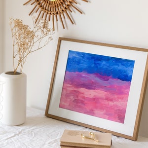 Bisexual Abstract Poster Print