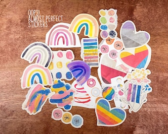 Clearance LGBTQ+ Sticker Assorted Pack - Almost Perfect Cuts