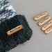 Knitting Tags - Hem Tags - Crochet Tags - Sewing Tags - Wood tags - Garment Tags - Product Tags - Knitting Labels - WOOD Rectangles