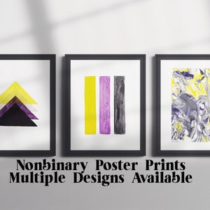 Nonbinary Abstract Poster Print