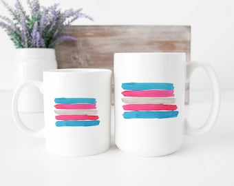 Tasse à café Transgender Pride