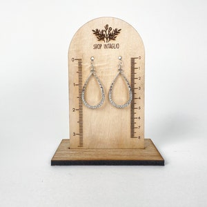 Earring Display Ruler, Personalized Earring Holder image 3