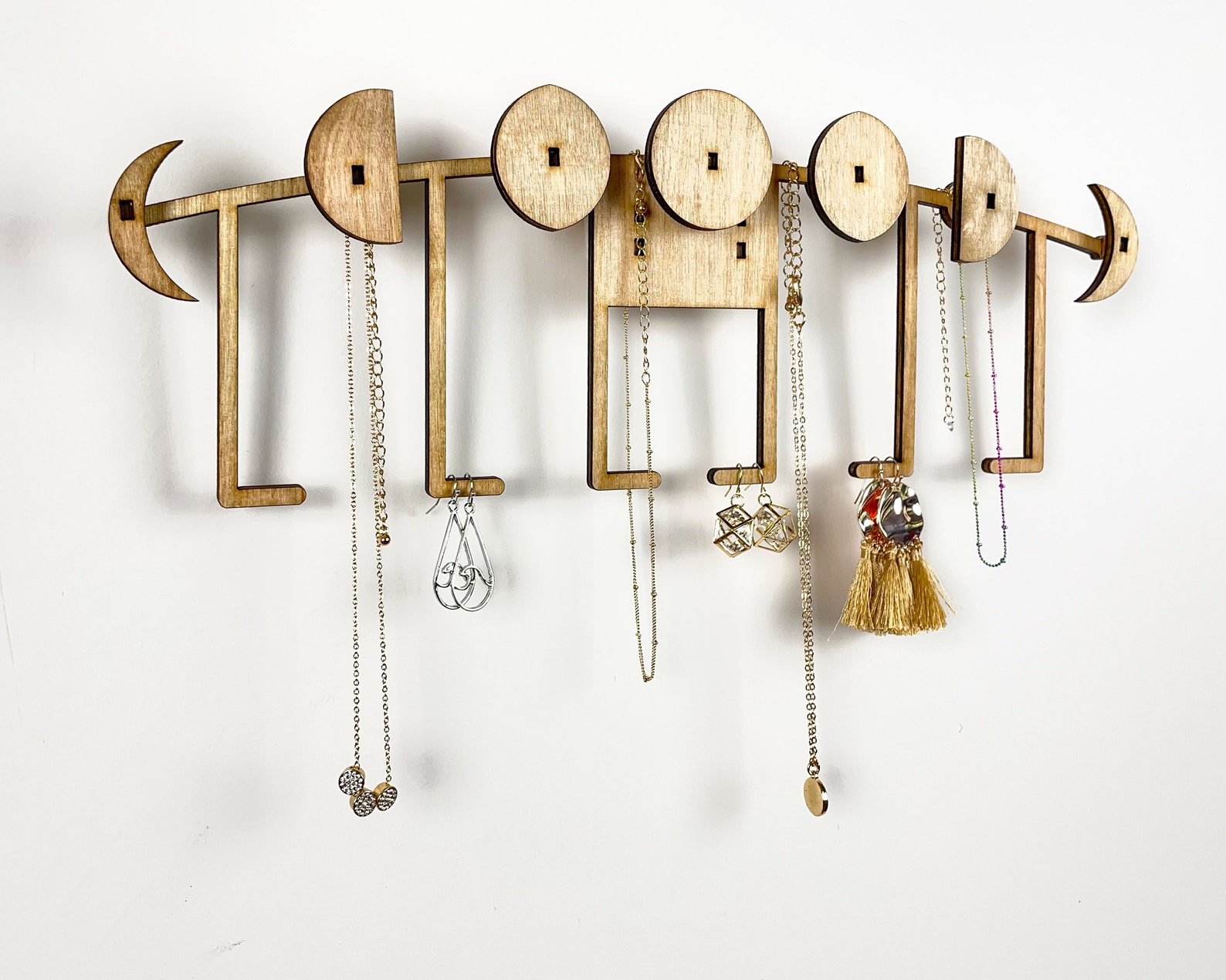 Phases of the Moon Jewelry Holder Etsy