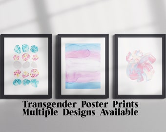 Transgender Abstract Poster Print