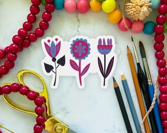 Bisexual Flower Sticker
