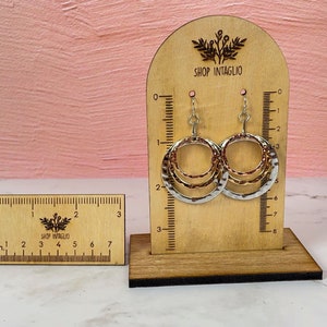 Earring Display Ruler, Personalized Earring Holder image 2