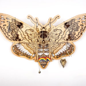 Death's Head Moth Jewelry Holder