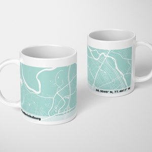 Caneca personalizada mapa da cidade MINT