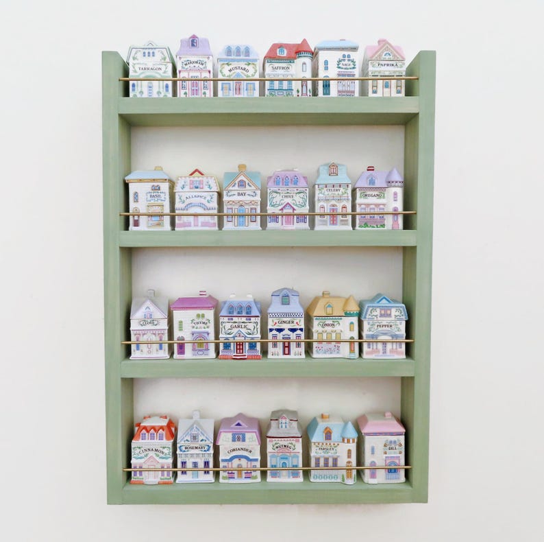 Lenox Spice Village Display Spice Rack in Solid Wood: Customize Your ...