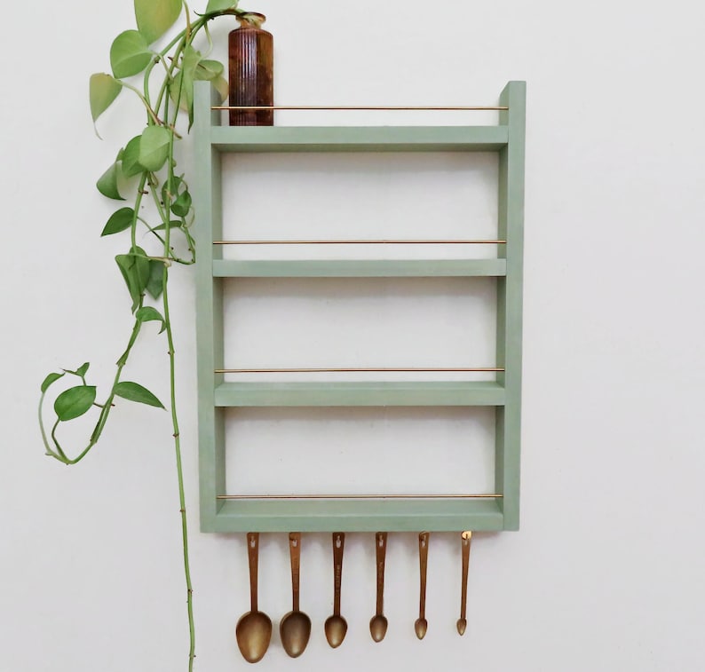 Lenox Spice Village Display Spice Rack in Solid Wood With Your Choice ...