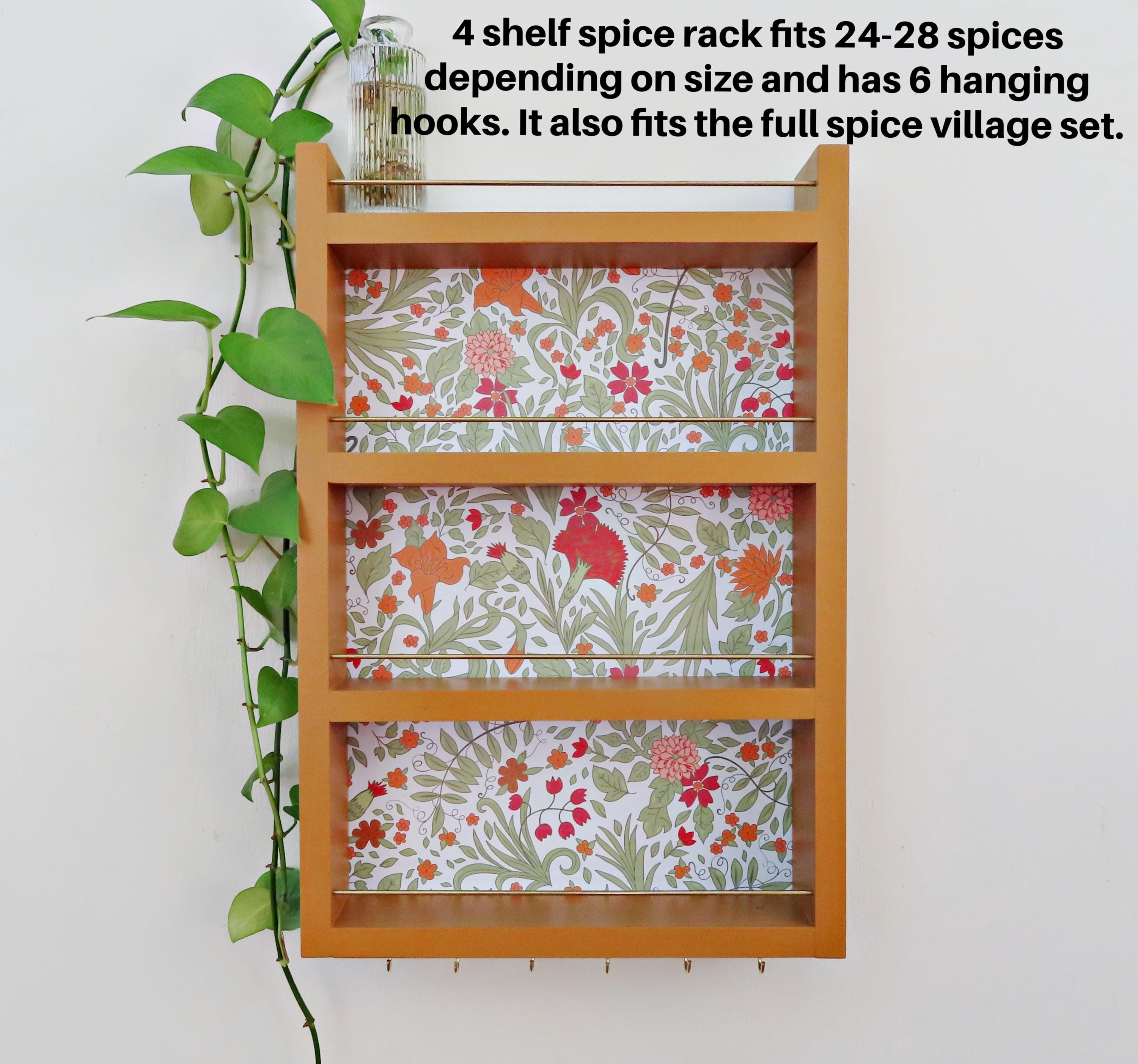 Sage Green Wooden Spice Rack: Lenox Spice Village Display Available in ...