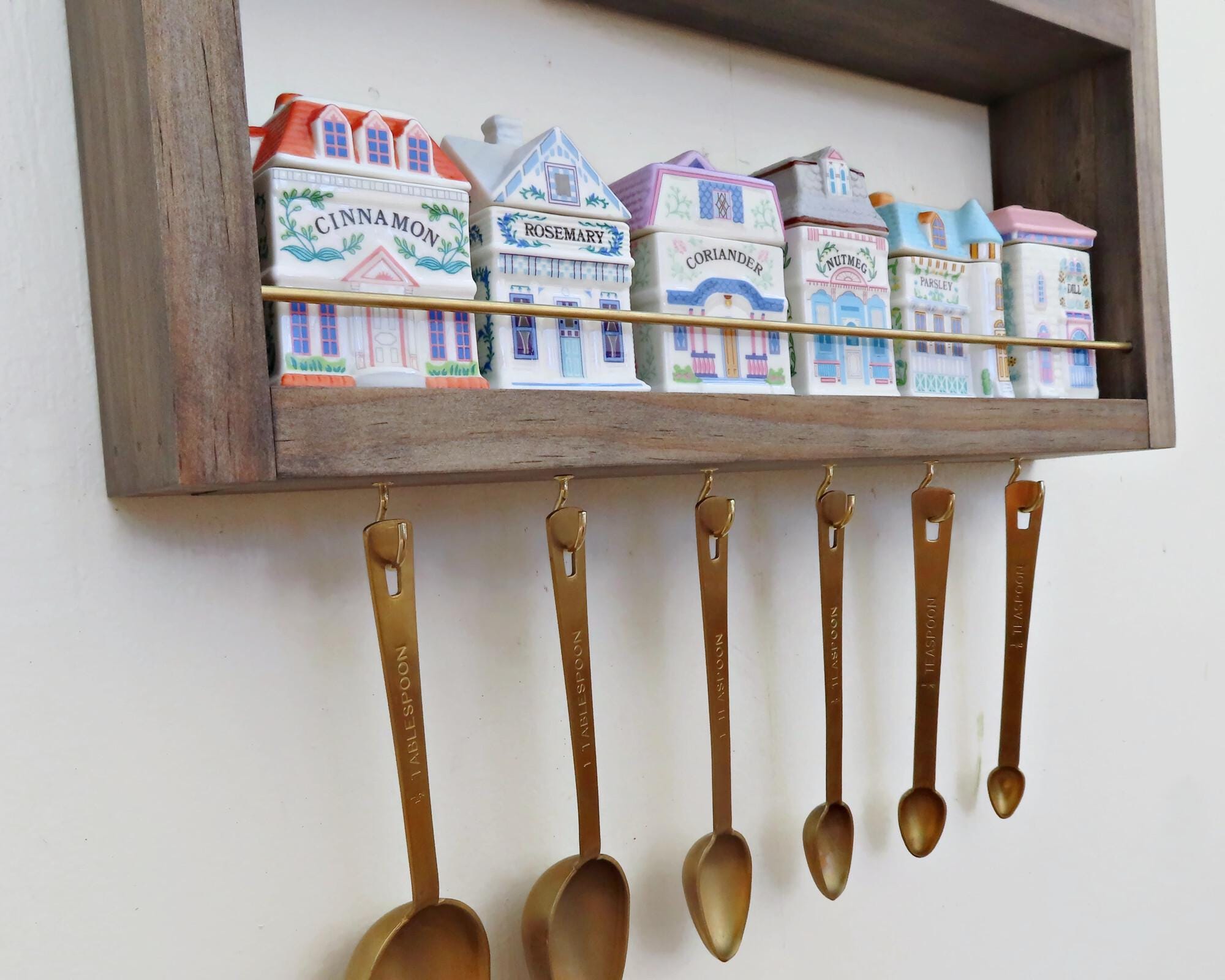 Handcrafted Spice Rack for Lenox Spice Village: Choose Your Stain Color ...